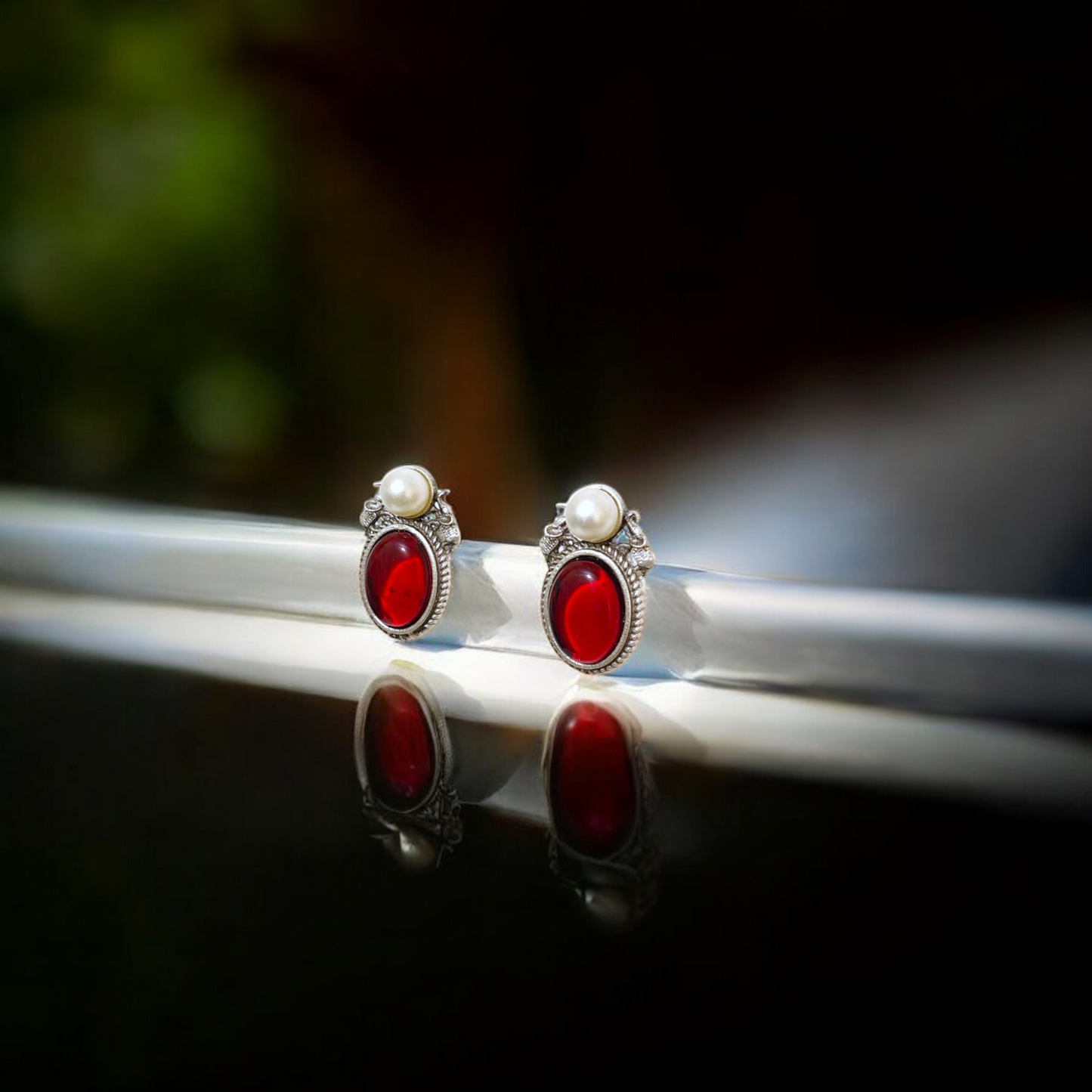 Pearl Heirloom Studs