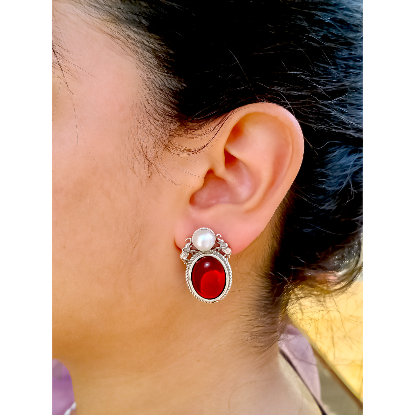 Pearl Heirloom Studs