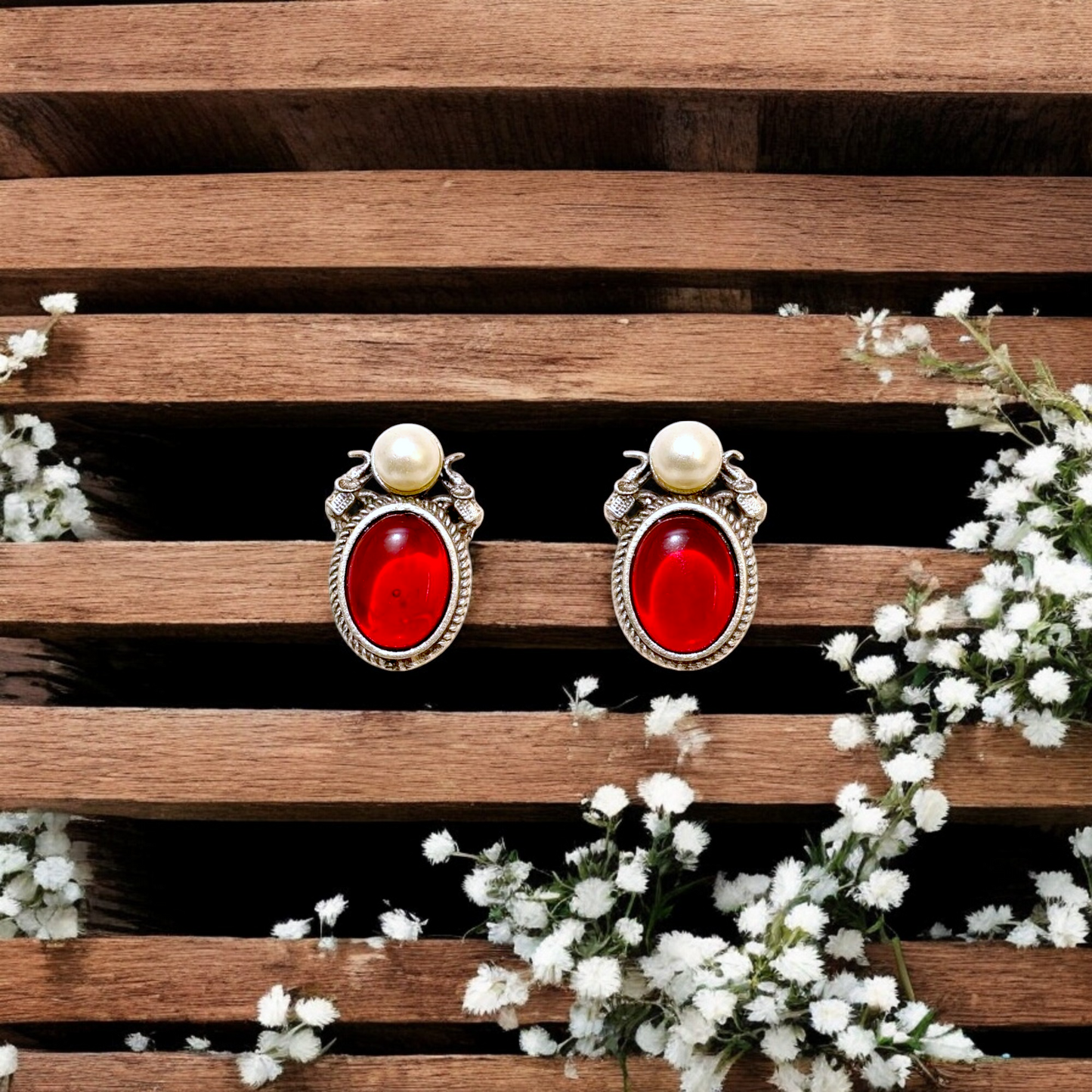 Pearl Heirloom Studs