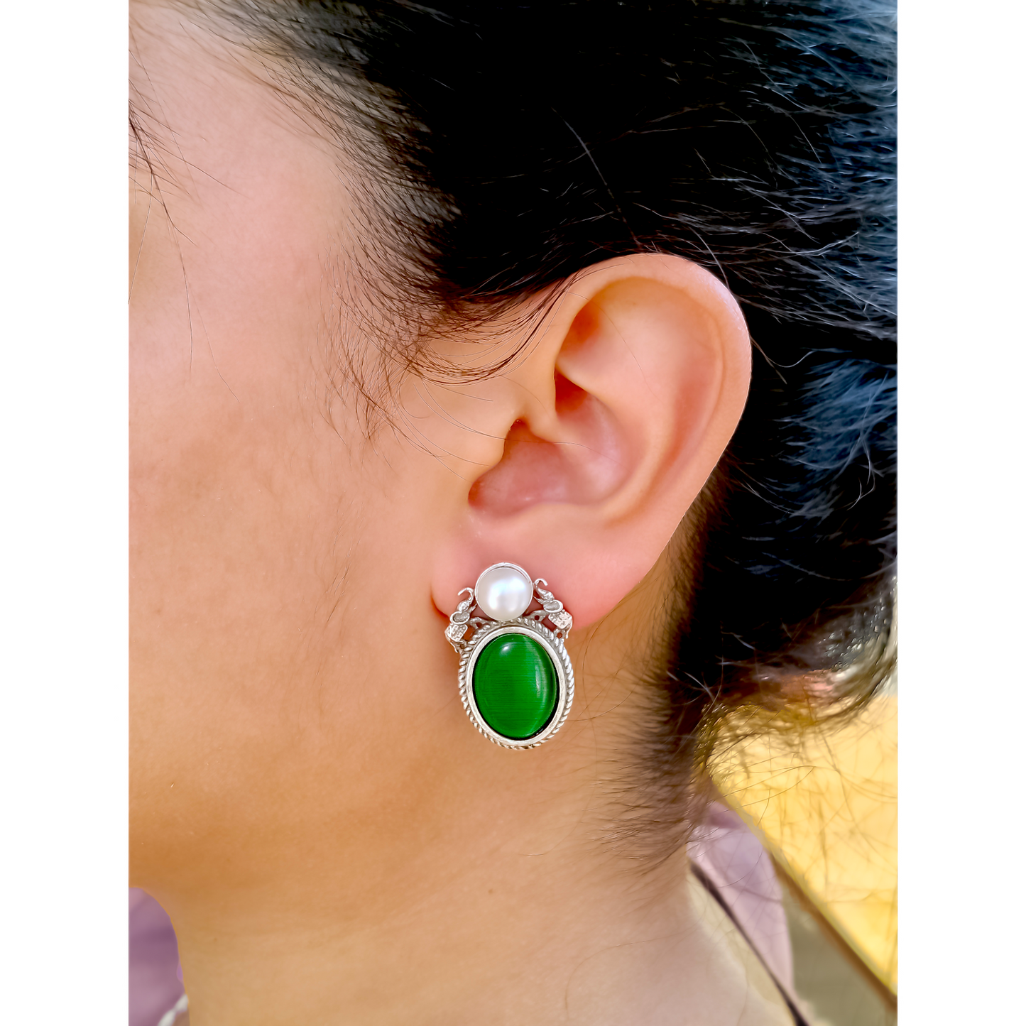 Pearl Heirloom Studs