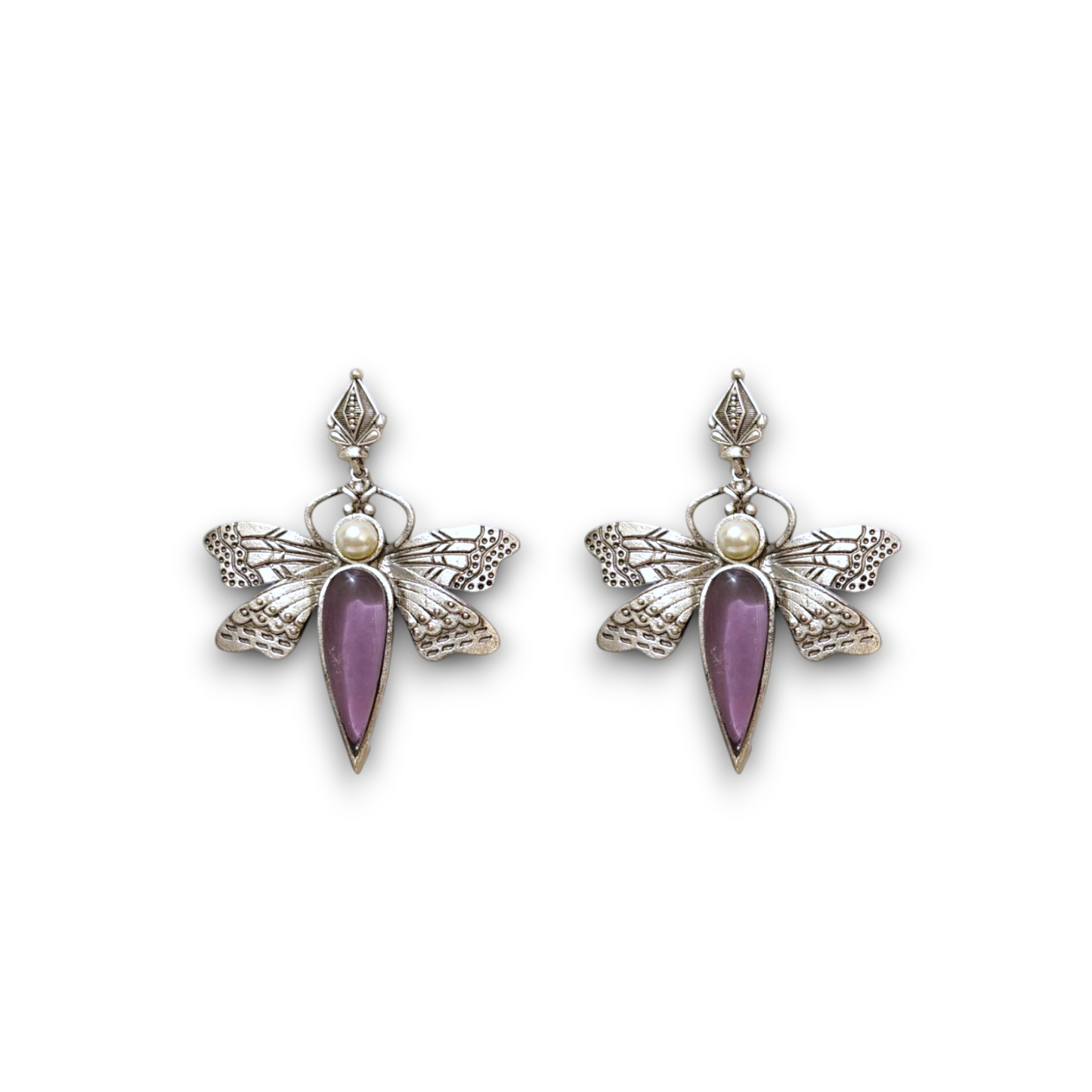 Enchanted Butterfly Gem Earrings
