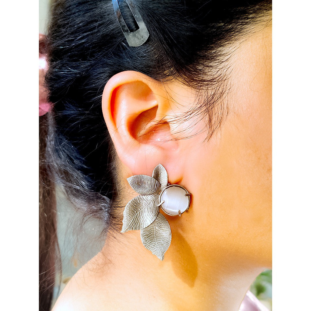 Enchanted Leaf Studs