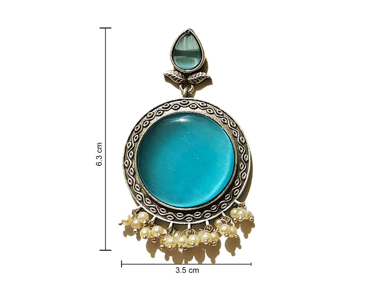 Ocean Blue Jhumka Bells
