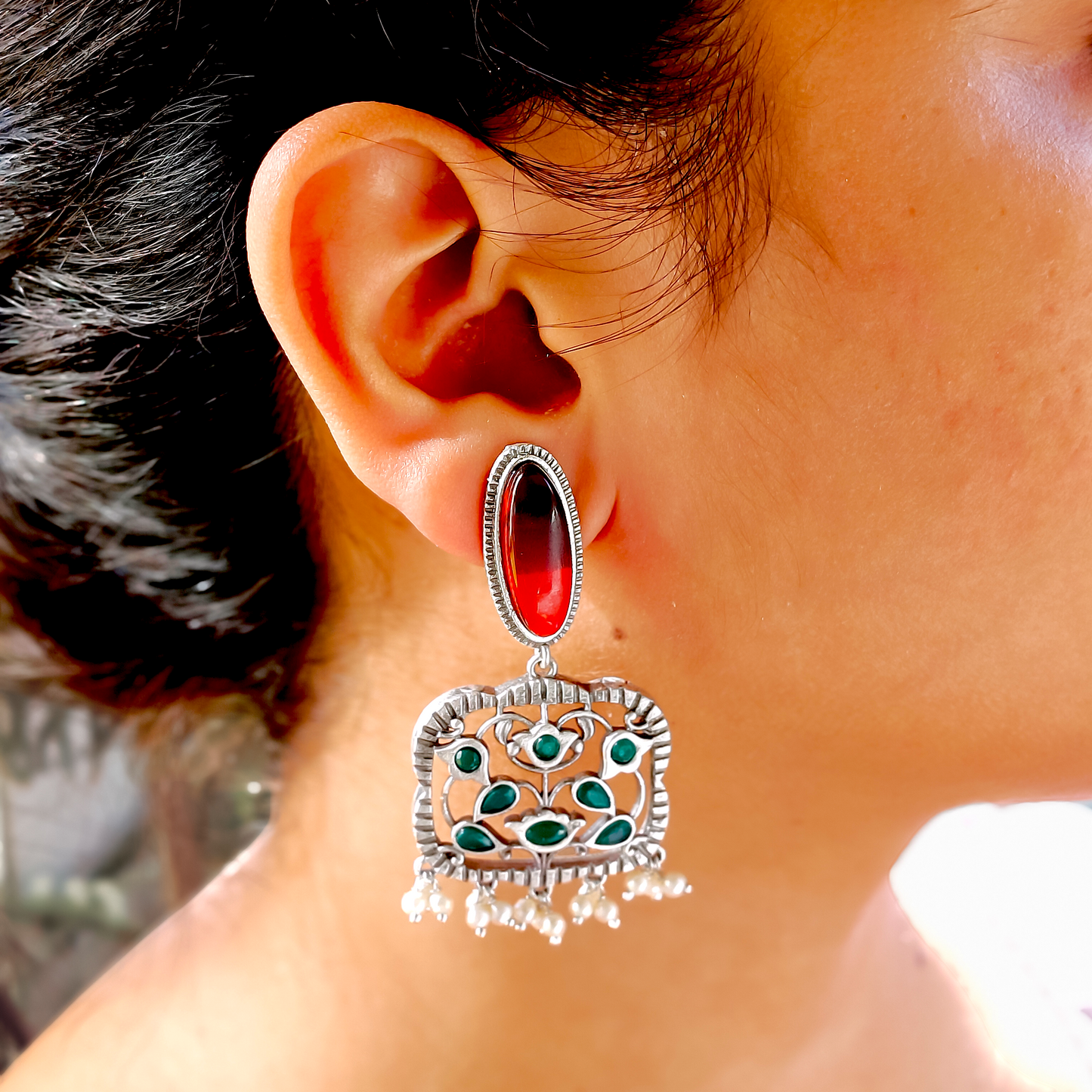 Regal Enamel Dangle
