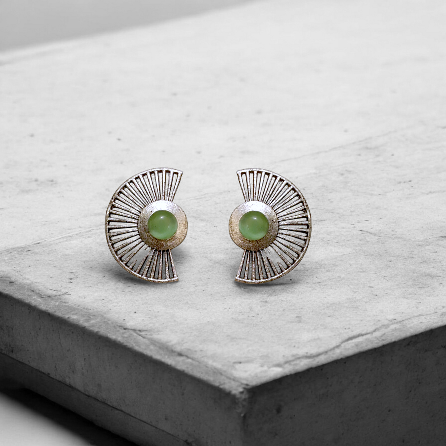 Verdant Sunburst Studs