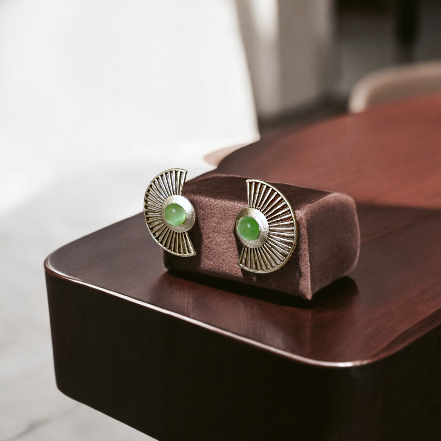 Verdant Sunburst Studs