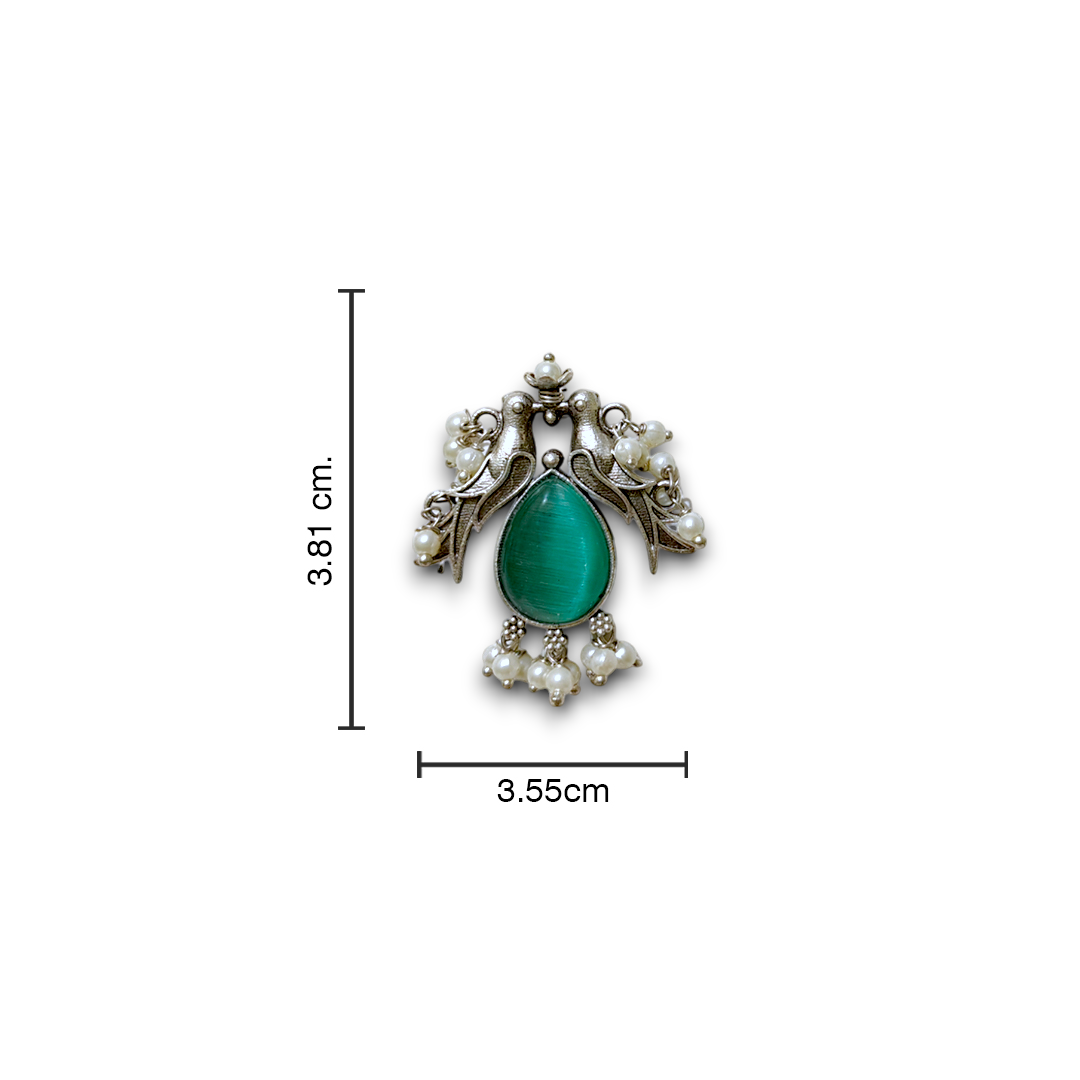 Vintage Peacock Studs