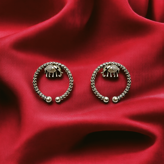 Majestic Elephant Hoop Drops