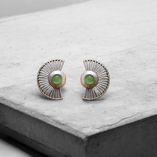 Verdant Sunburst Studs